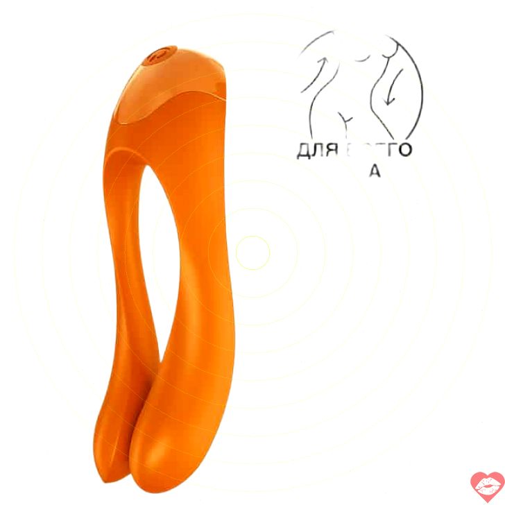 Mini vibrator Satisfyer Candy Cane cam ngón tay đa năng
