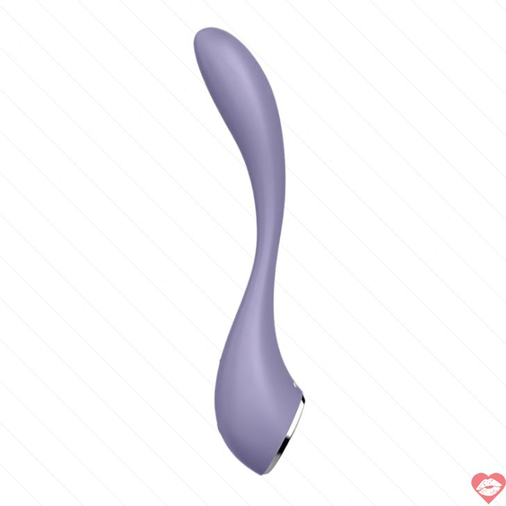 Satisfyer Flex 5 Plus G-spot tím nhạt 19.6cm linh hoạt chống nước
