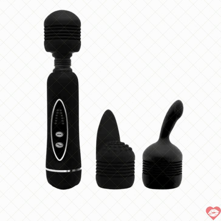 Vibro massage Pretty Love Black Wand đen nasad mạnh mẽ