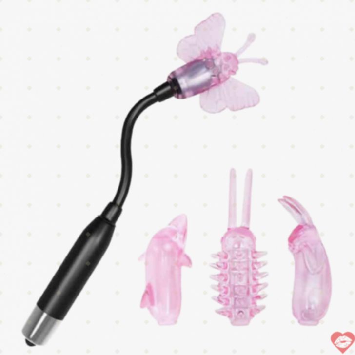 Baile Wizard Magic Wand Rung Đa Nắp Uốn Đen 21cm