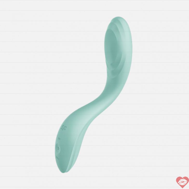 Satisfyer Rolling Pleasure G-spot Bi Lăn Đen Silicone 22cm Mạnh