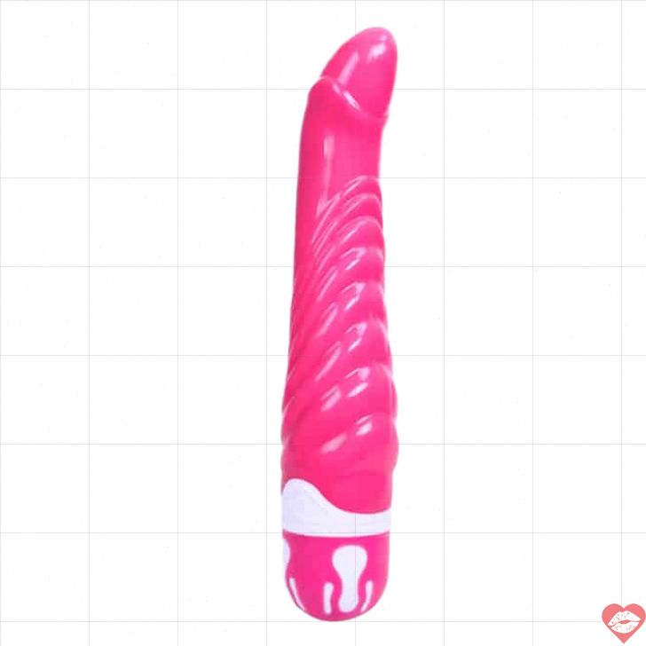 Baile Realistic Cock Hồng TPE 21.8cm Rung Thật Nhấp