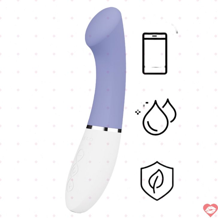 Lelo Gigi 3 G-spot Vibrator Xanh Lam App Điều Khiển