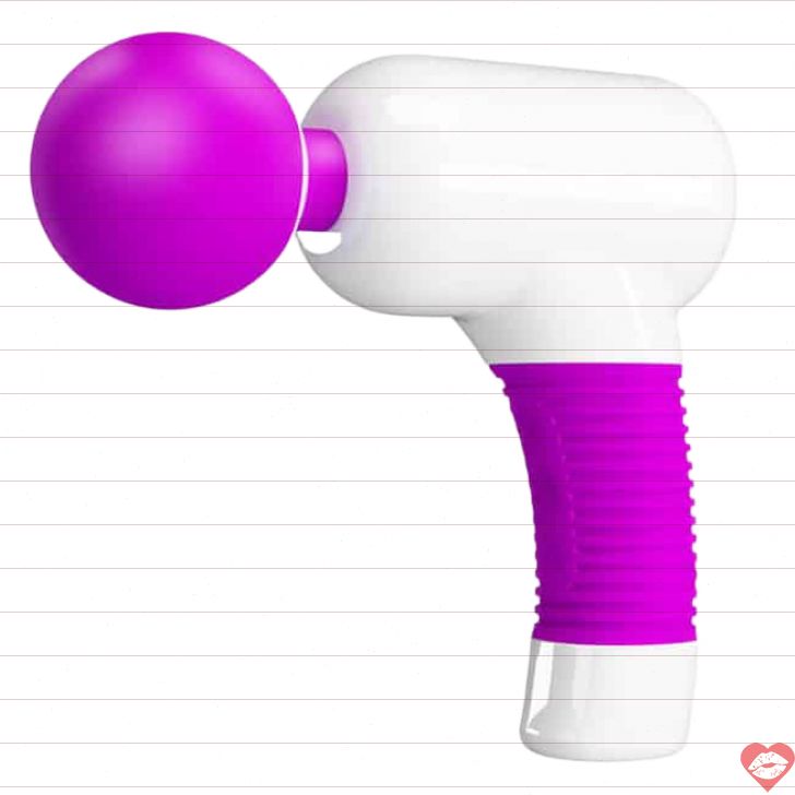 Vibratör Pretty Love Magic Gun hồng 20cm mạnh mẽ đa chế độ