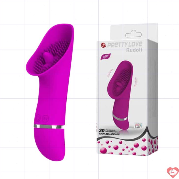 Pretty Love Rudolf Stimulator Fuchsia Rung Mạnh 15cm