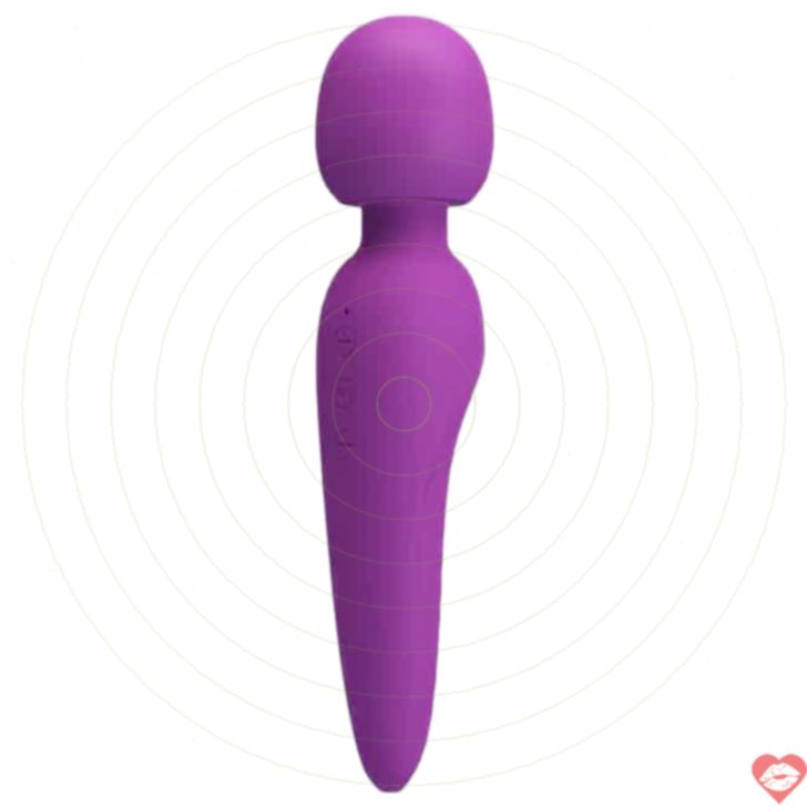 Vibro Pretty Love Meredith tím silicone 22cm rung mạnh dịu dàng