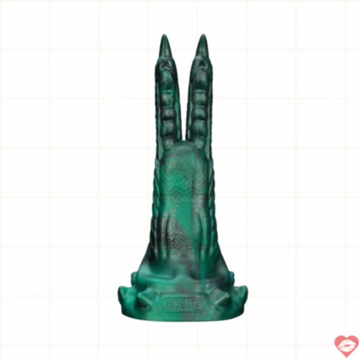Lovetoy Savage Charm Dildo Xanh Rung 16