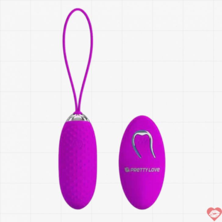Vibro Trứng Pretty Love Joanne Hồng Tím Điều Khiển Xa