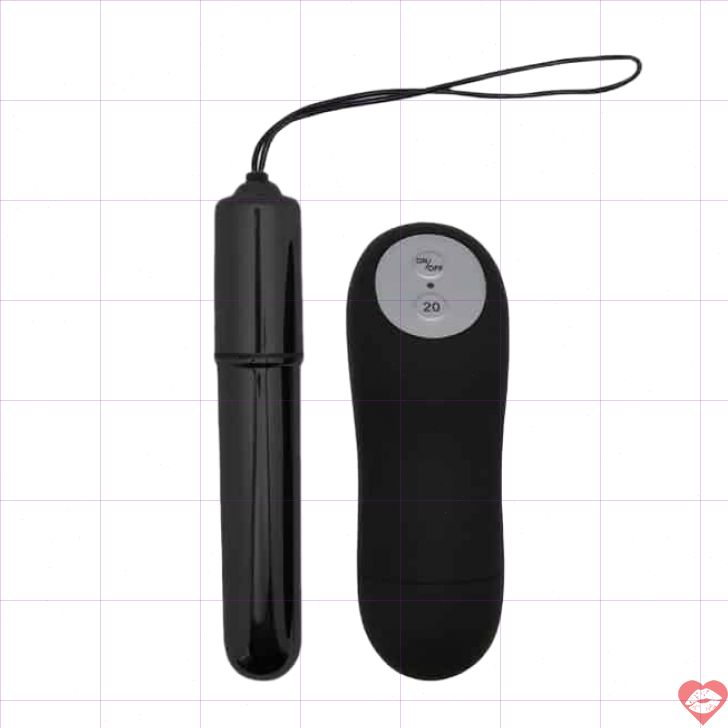 Baile Magic Bóng Rung Đen Silicon Điều Khiển Xa