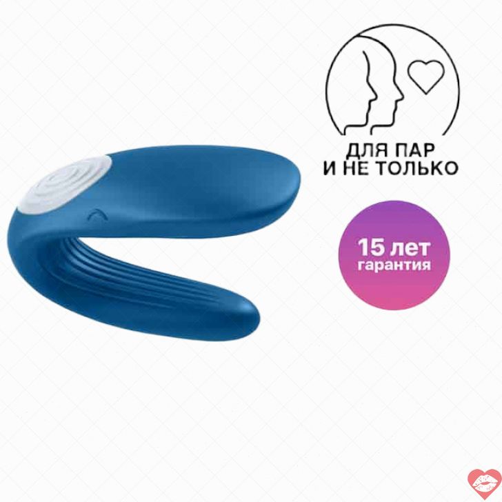 Satisfyer Double Whale Xanh Rung Cặp 7cm Siêu Vui