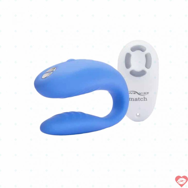We-Vibe Match - Rung Cặp Xanh Dương Remote Siêu Thân Mật