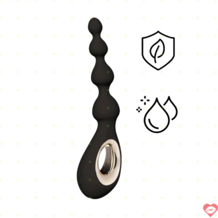 Lelo Soraya Đen 23.4cm Rung Nước An Toàn 12 Tháng