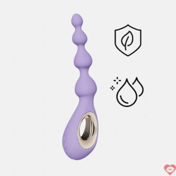 Anal bead Lelo Soraya tím rung mạnh mẽ