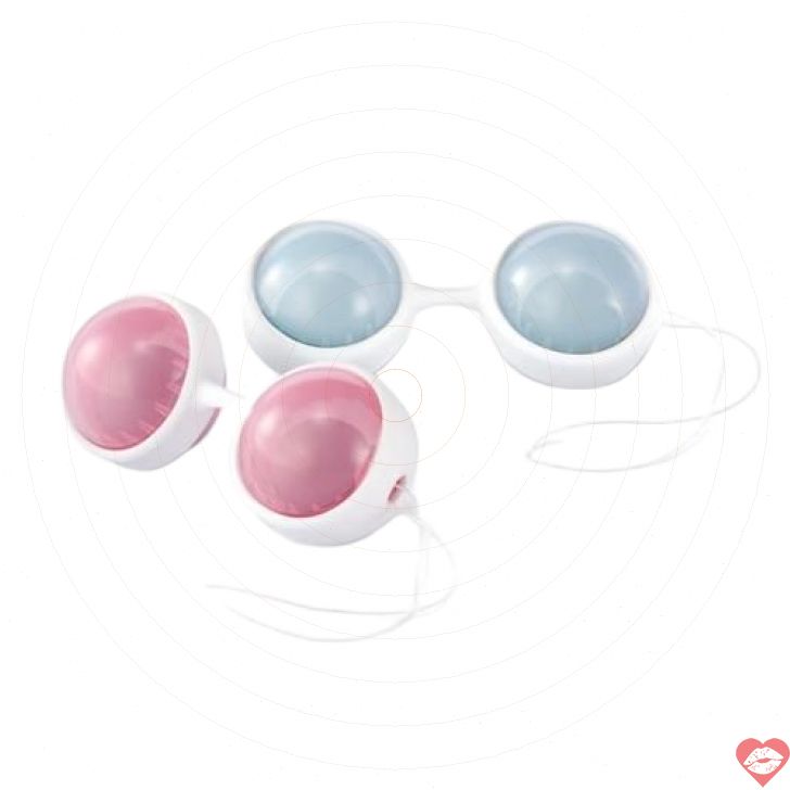 Lelo Luna Mini Kegel Ball Hồng Xanh Silicon Tập Cơ