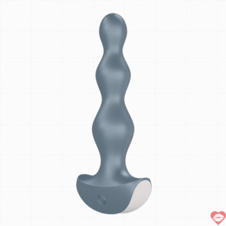 Satisfyer Lolli Plug 2 Xám Rung Nút Đít 14cm