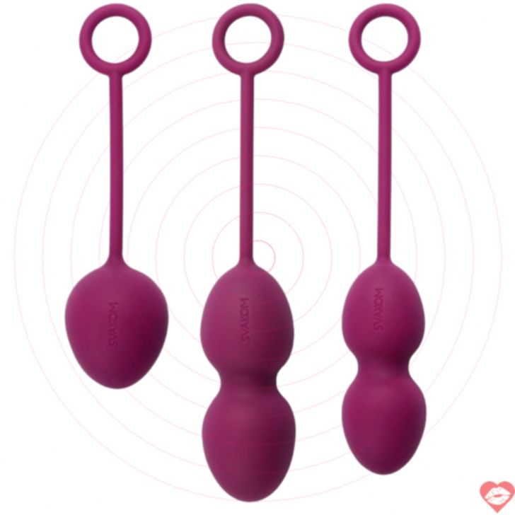 SVAKOM Nova bóng âm đạo tím siêng silicone tập Kegel