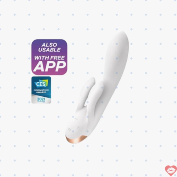 Satisfyer Double Flex Rabbit App G-Clit Siêu Linh Hoạt