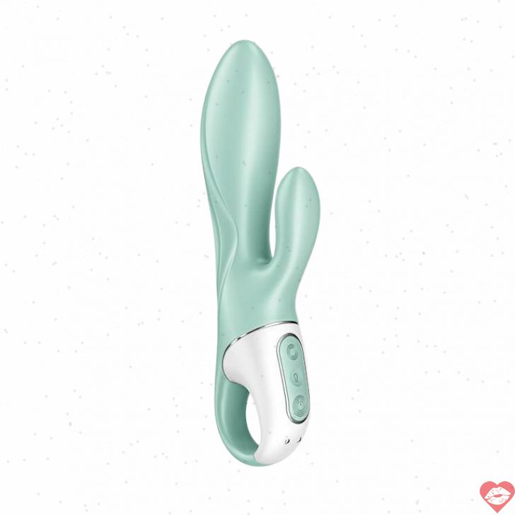 Satisfyer Air Pump Bunny 5 App Rung Không Khí Đôi