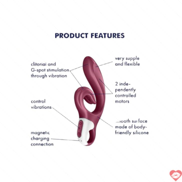 Satisfyer Love Me Rabbit G-Spot Clit Rung Phụ Nữ Tuyệt