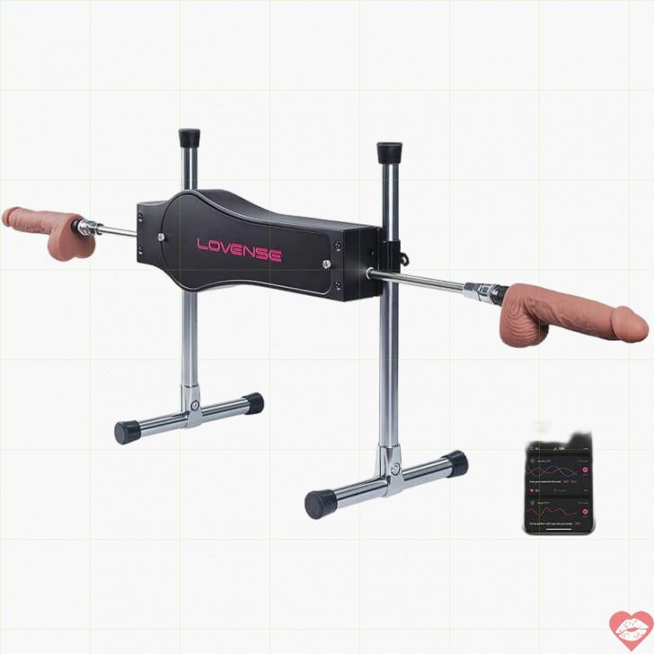 Lovense sex machine điều khiển app thrust mạnh