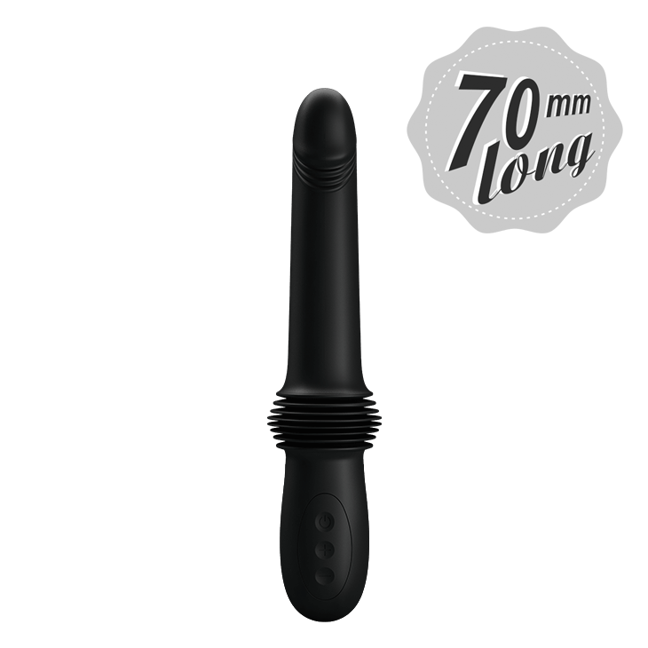 Pretty Love Pazuzu Máy Đẩy Rung Đen G-Spot Di Động