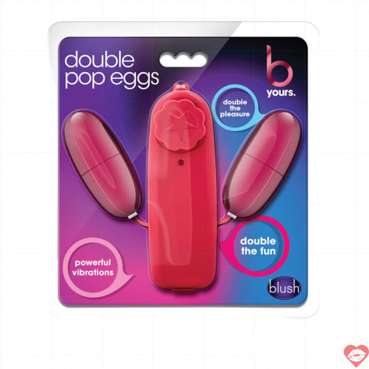 Blush Double Pop Trứng Rung Đôi Đa Zôn Gấp Đôi Vui 
