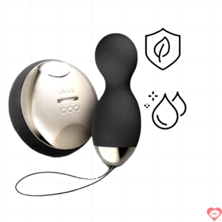 Lelo Hula beads đen Xoay Remote Siêu Mạnh 