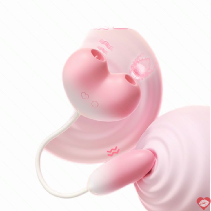 Zemalia Peach Pig Lưỡi Hút Rung App, Đa Năng Liếm Thèm Muốn Điên Cuồng 