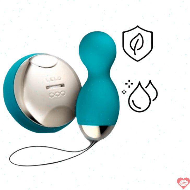 Lelo Hula Beads Xoay Rung Xanh 9.8cm Nữ Giới Thăng Hoa 