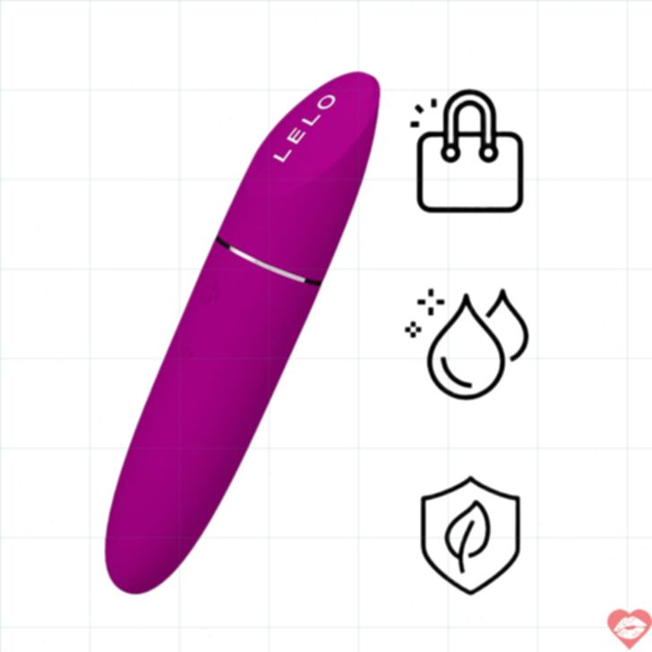 Lelo Mia 3 Rung Âm Hạt Tím Siêu Mạnh 