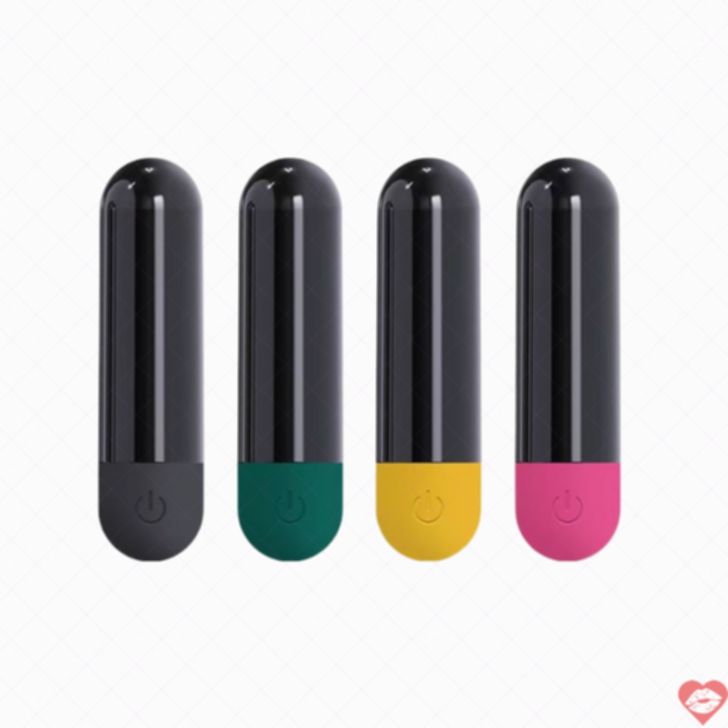 Black Bullet Rung Âm Hạch 8cm Nhỏ Giọt Siêu Mạnh