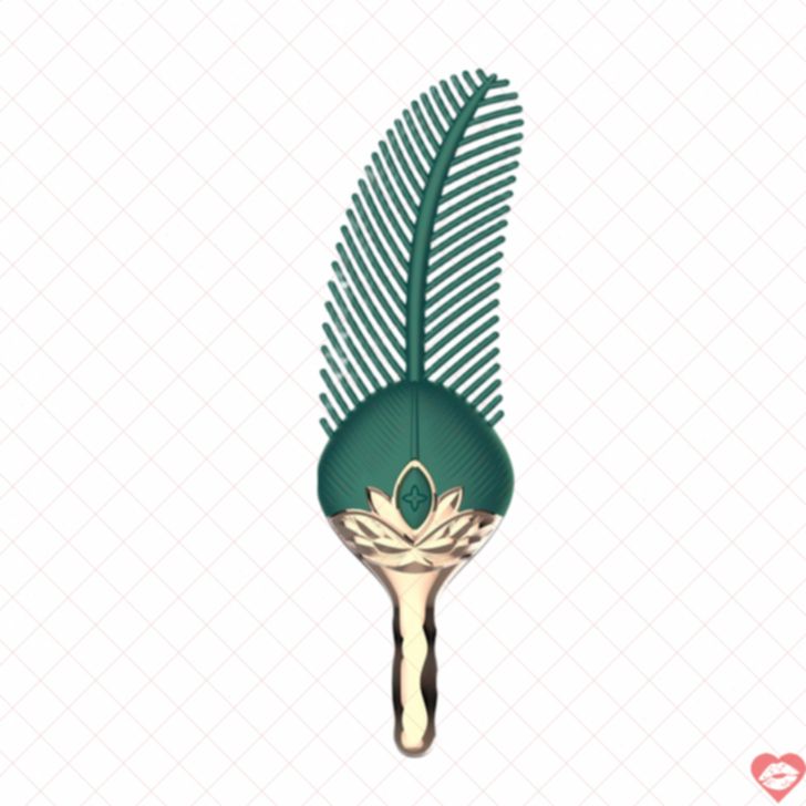 Peacock Feather Vibrator Xanh Chống Nước Nhỏ