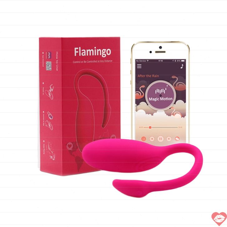 Magic Motion Flamingo Trứng Rung Bluetooth APP Siêu Khoái