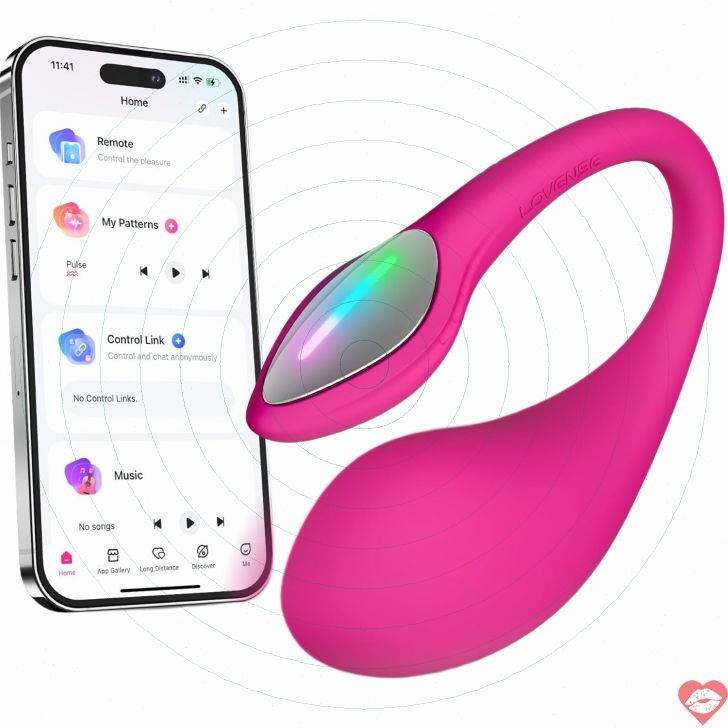 Lovense Lush 4 Trứng G-Spot App Rung 7000 Lần