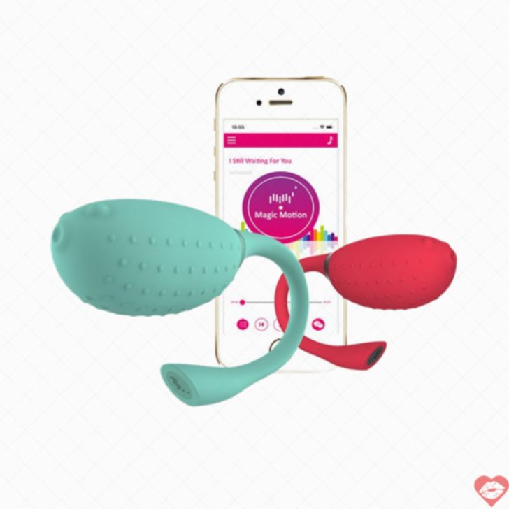 Magic Motion Fugu Trứng Rung APP Đeo Thông Minh