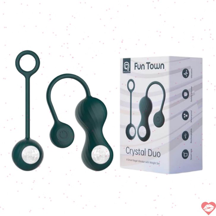 Magic Motion Crystal DUO kegel vibrator app tạ tăng co bóp
