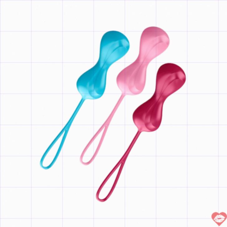 Satisfyer Power Balls Kegel Tập Luyện Ben Wa Nữ Thỏa Mãn