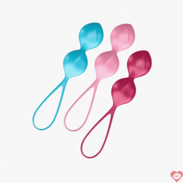 Satisfyer V Balls Ben Wa 3 Miếng Tập Kegel Siết Chặt Dễ Dùng