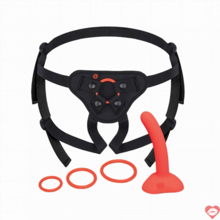 b-Vibe Beginner Strap-On Pegging Set Dễ Vui Thử Nghiệm 