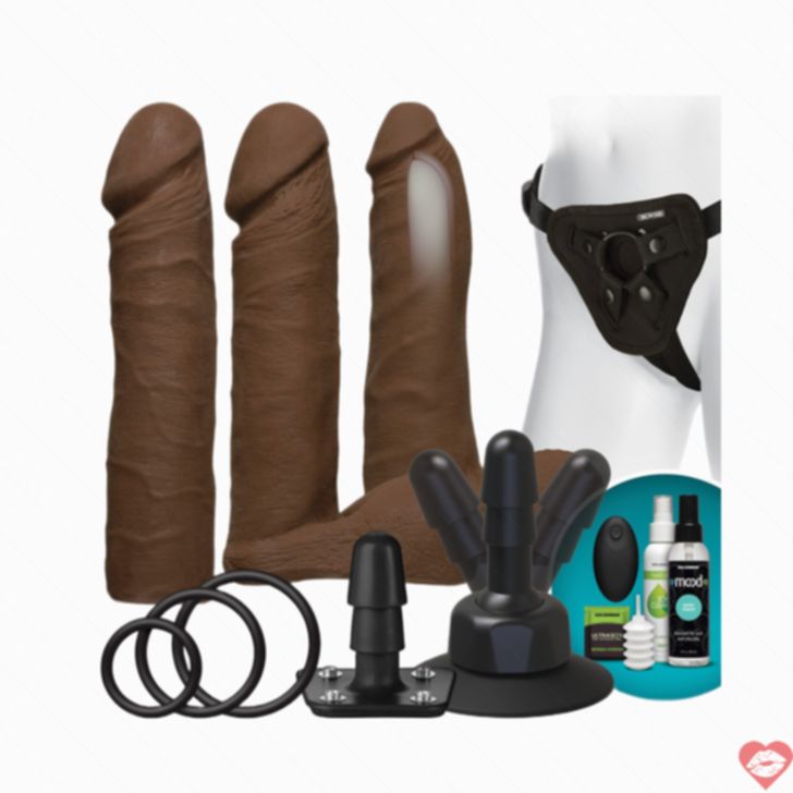 Vac-U-Lock UltraSkyn Dildo Rung Kép Đa Năng 