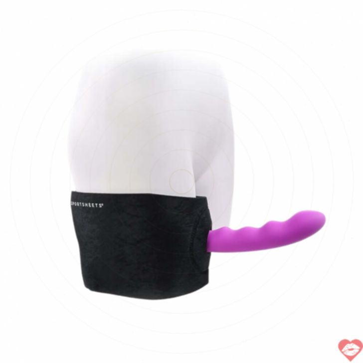 Thigh Strap-On Sportsheets Neoprene Đa Năng Phê 