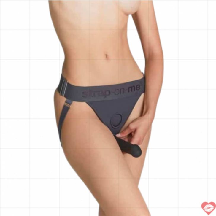 Strap-on-me Harness Lingerie Xám Gợi Cảm Đa Kích Cỡ 