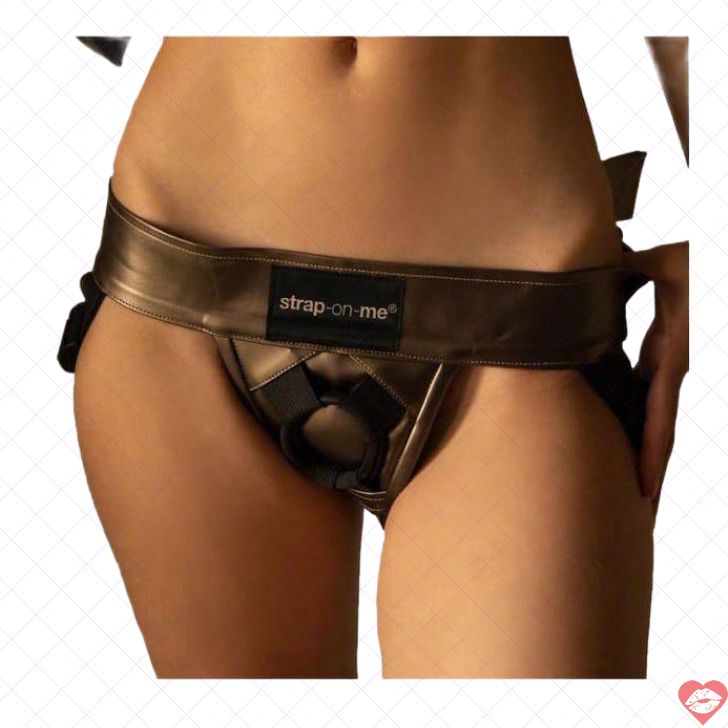 Strap-on-me Harness Da Nâu OS Thoải Mái Linh Hoạt Thăng Hoa 
