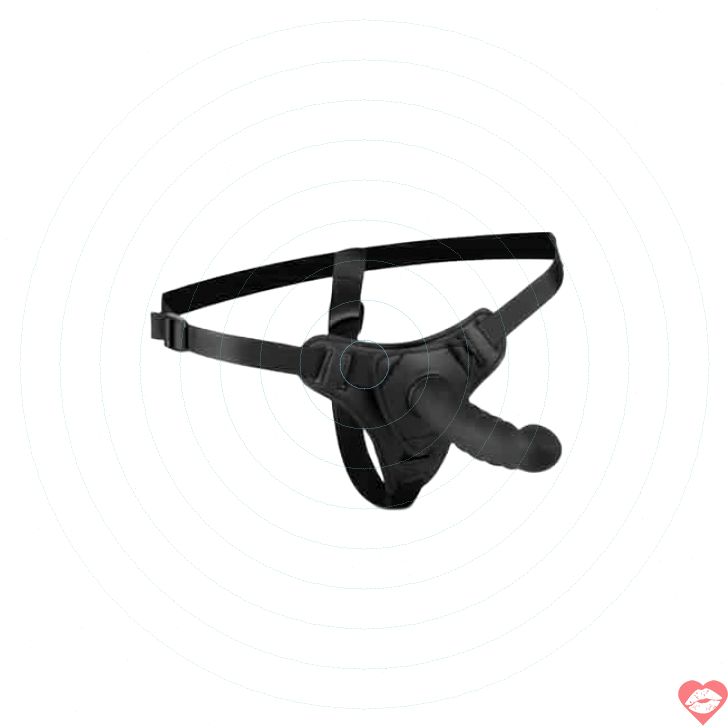 Strap-on Cong Đen Easytoys 14.5cm Pegging Nóng Bỏng[huypopper]​ 