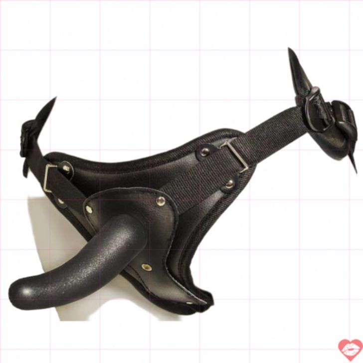 Strapon Lovetoy 10cm Neoskin Đen Phụ Nữ Đôi Thực Tế 