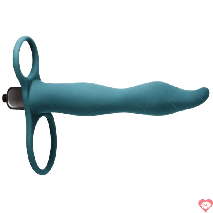 Flirtini Xanh Lola Rung Đôi Thâm 15.9cm Cực Sướng 