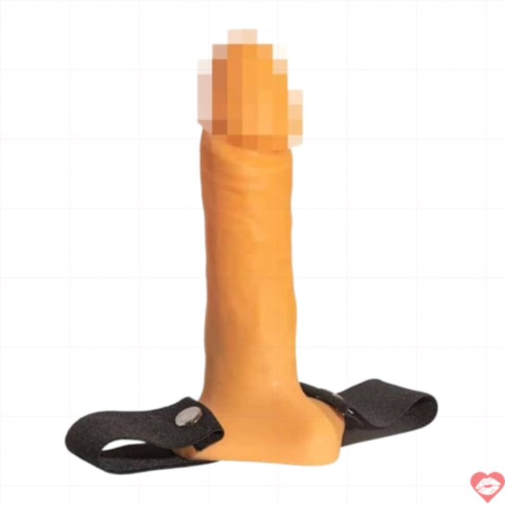 DjaGa Strapon rỗng 17.5cm da thịt 4cm hoang dã 