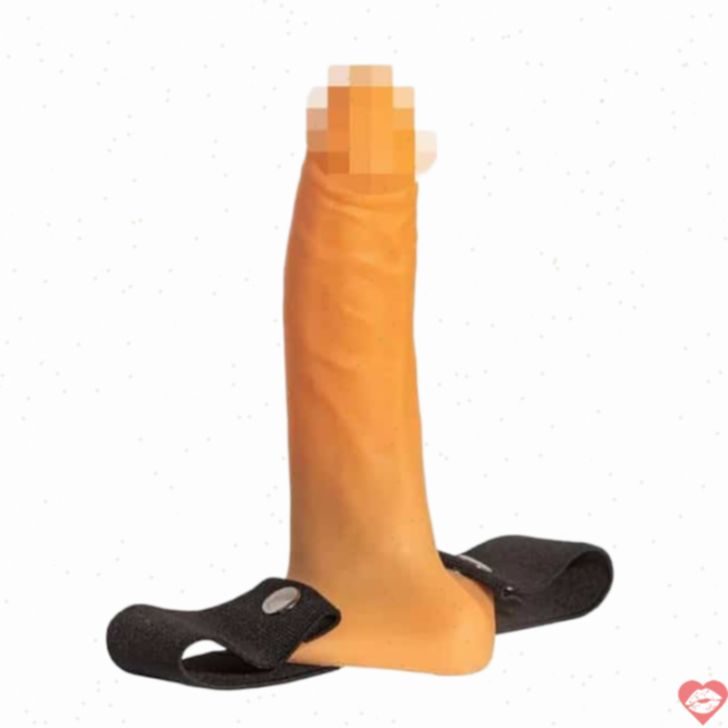 Strapon Rỗng Jaga 17.6cm Da Liễu Hoang Dã Thân Mật 