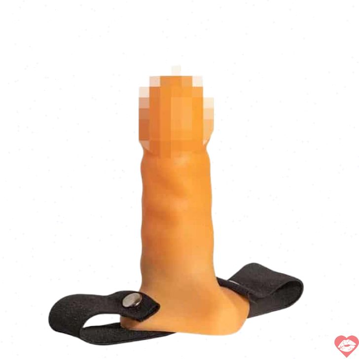 Jagaga Strapon Rỗng №0 15cm Dễ Dùng Da Thịt 