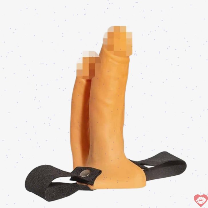 Jaga Jaga Hollow Strap on 17 1cm Kép Xuyên Thủng 